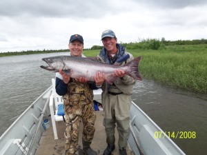 Alaska fly fishing lodge king salmon fishing