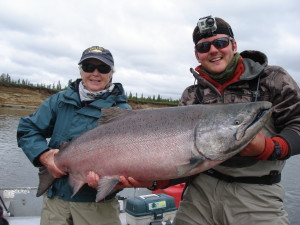 Alagnak River salmon fishing
